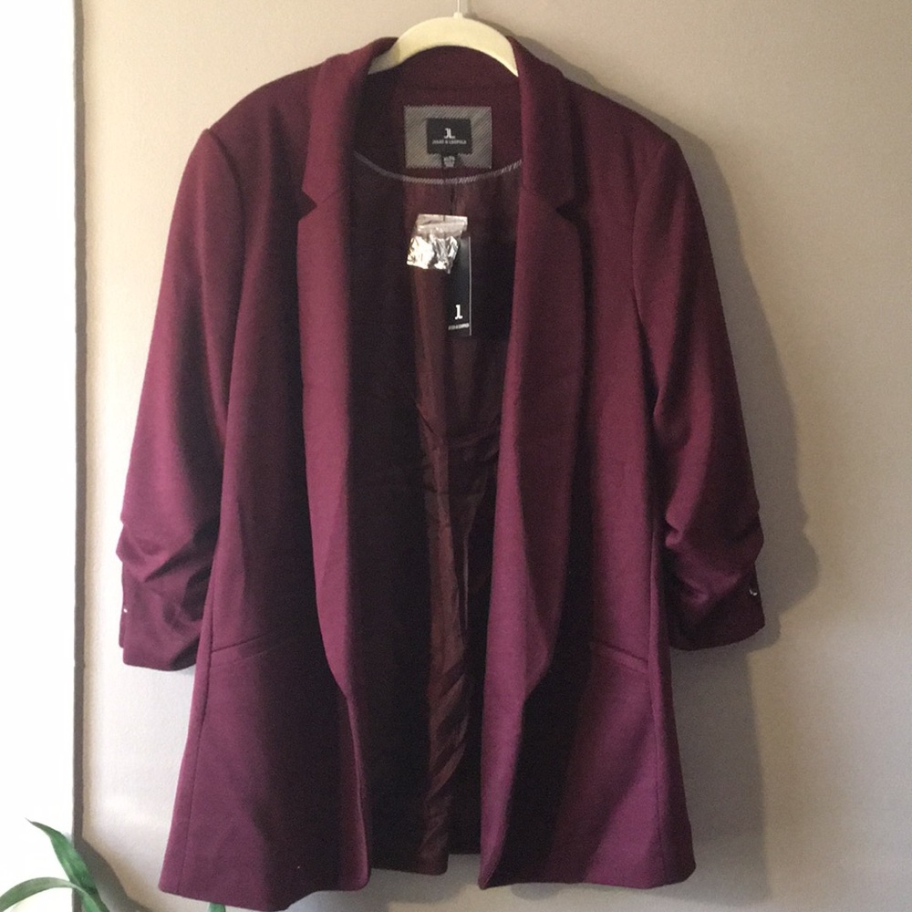 Jules and Leopold Plum Casual Blazer